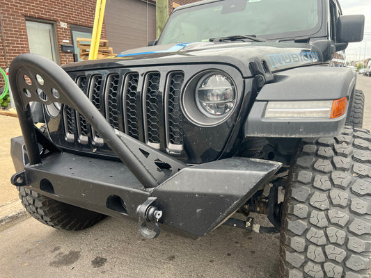 Front bumper stubby stinger