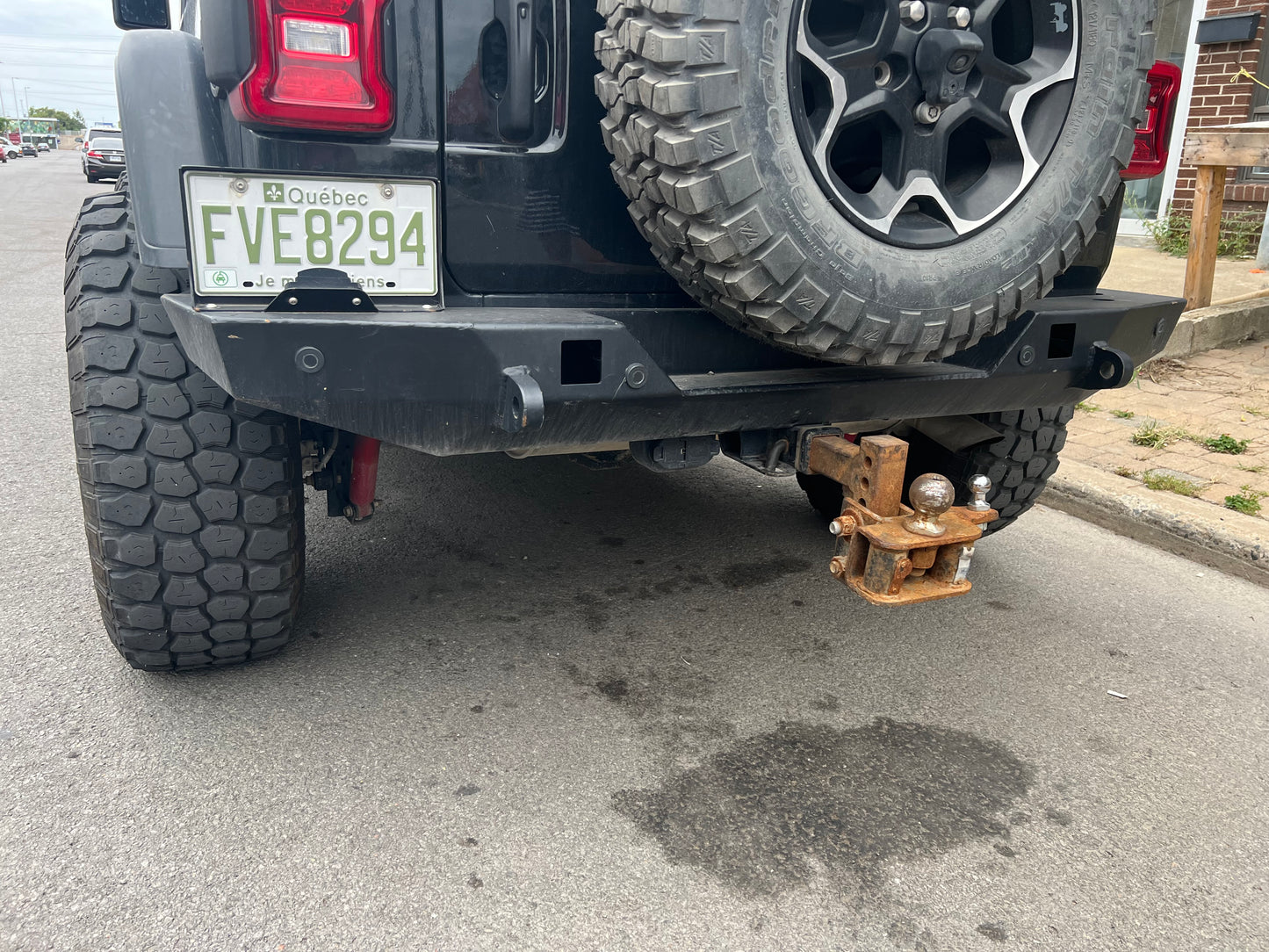 Rear bumper wide for JL