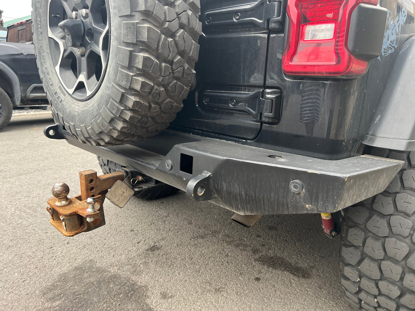 Rear bumper wide for JL