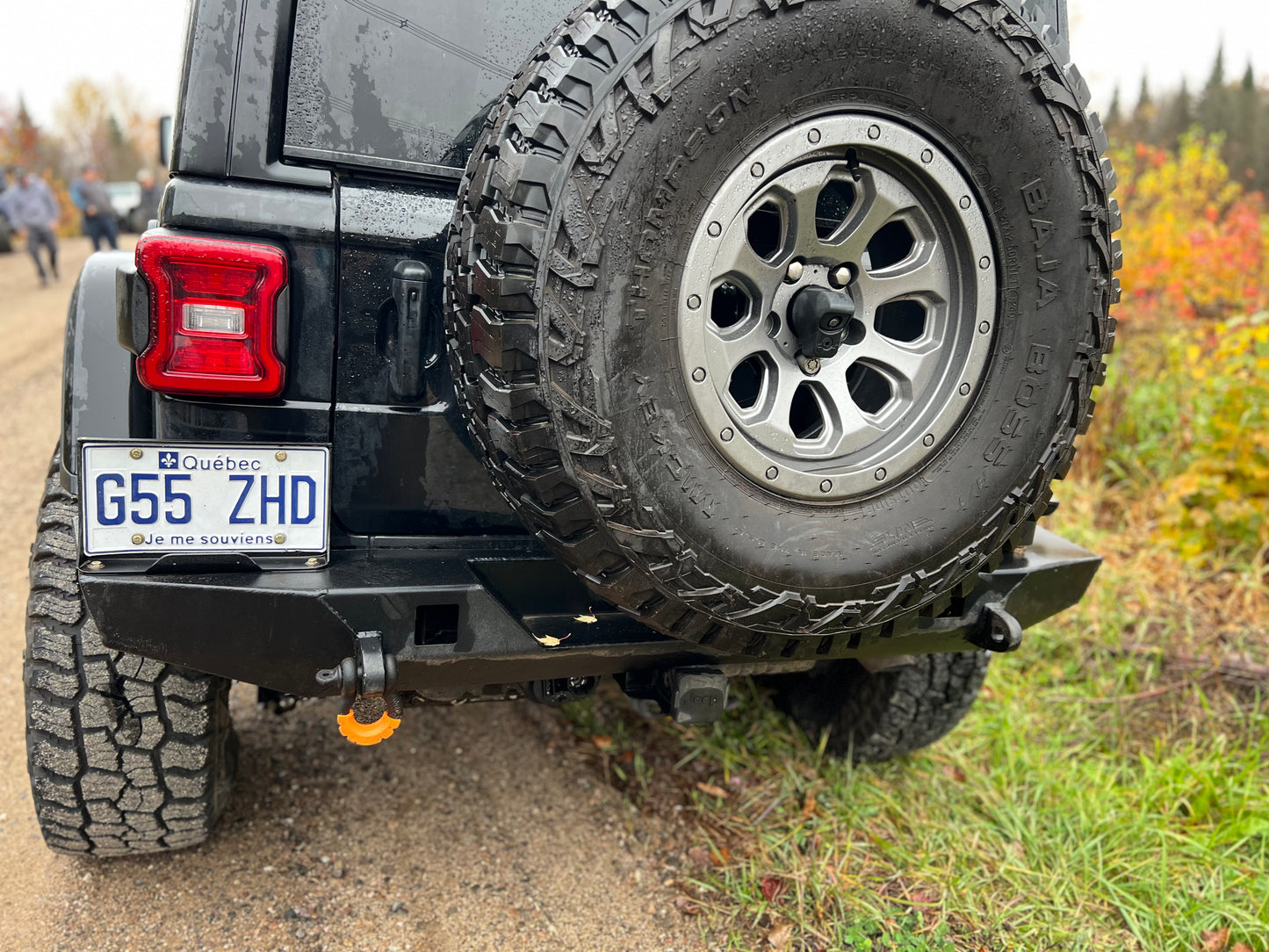 Rear bumper wide for JL
