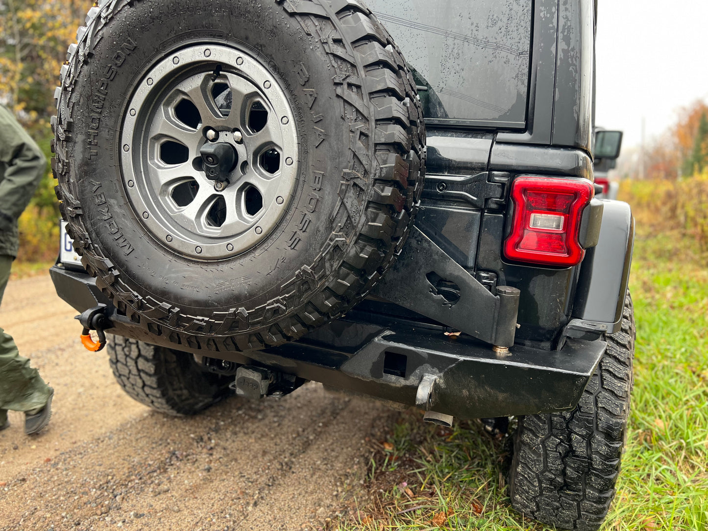 Rear bumper wide for JL