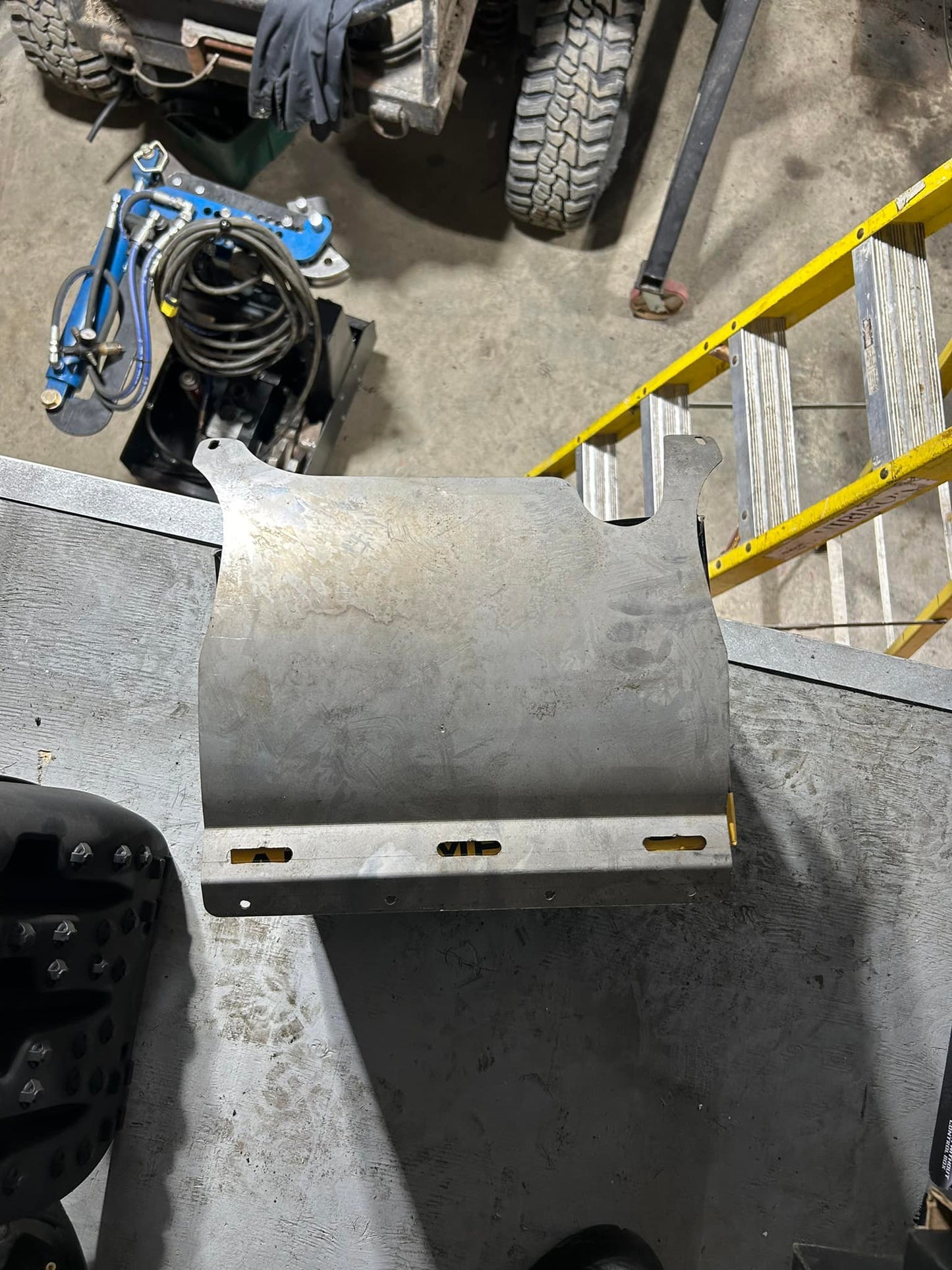 Plaque de protection de radiateur