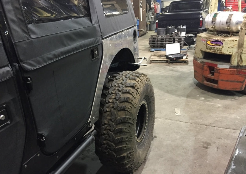 Jeep Wrangler JKU REAR CORNER SKIN