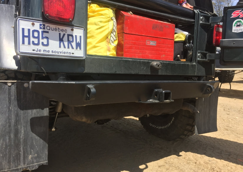 Rear bumper HD for Jeep Wrangler TJ