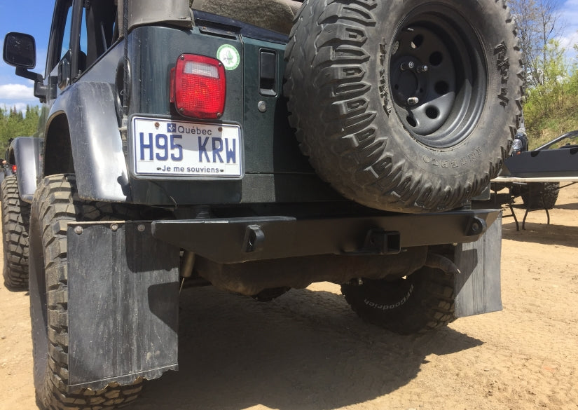 Rear bumper HD for Jeep Wrangler TJ