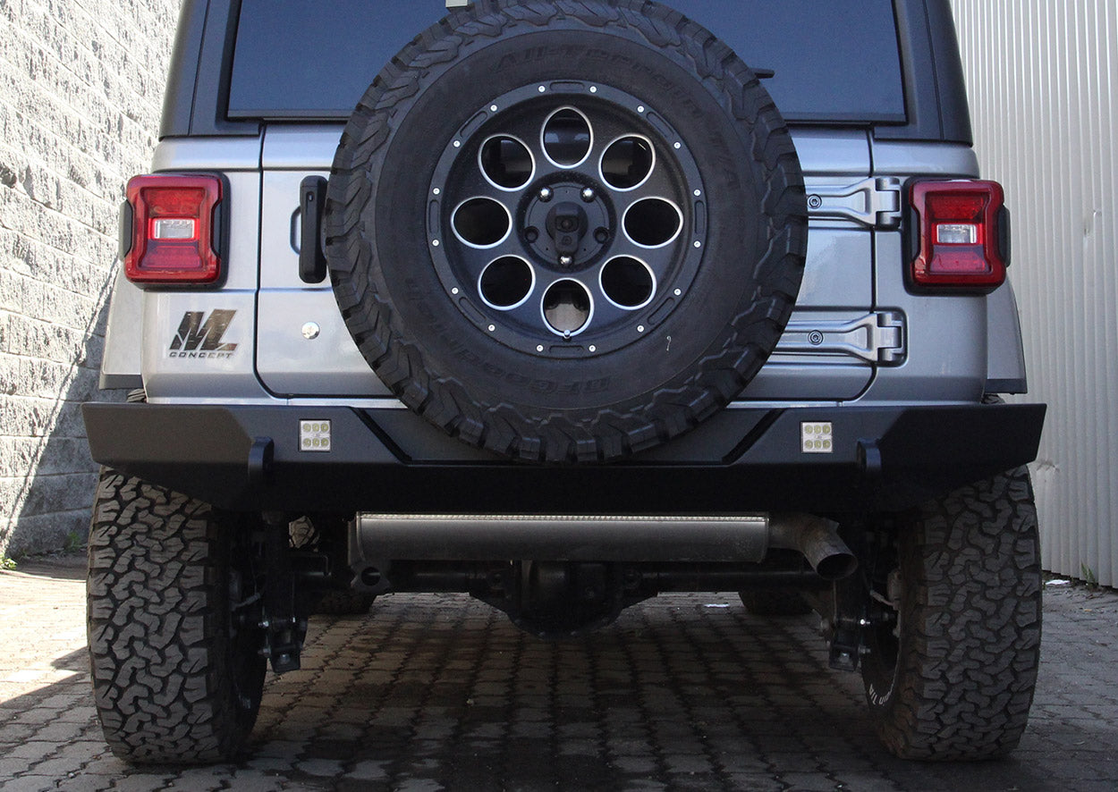 Rear bumper wide for JL
