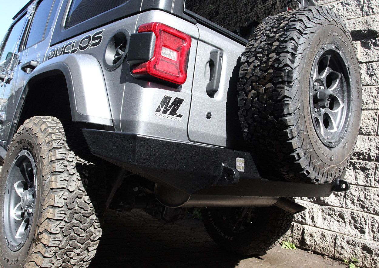 Rear bumper wide for JL
