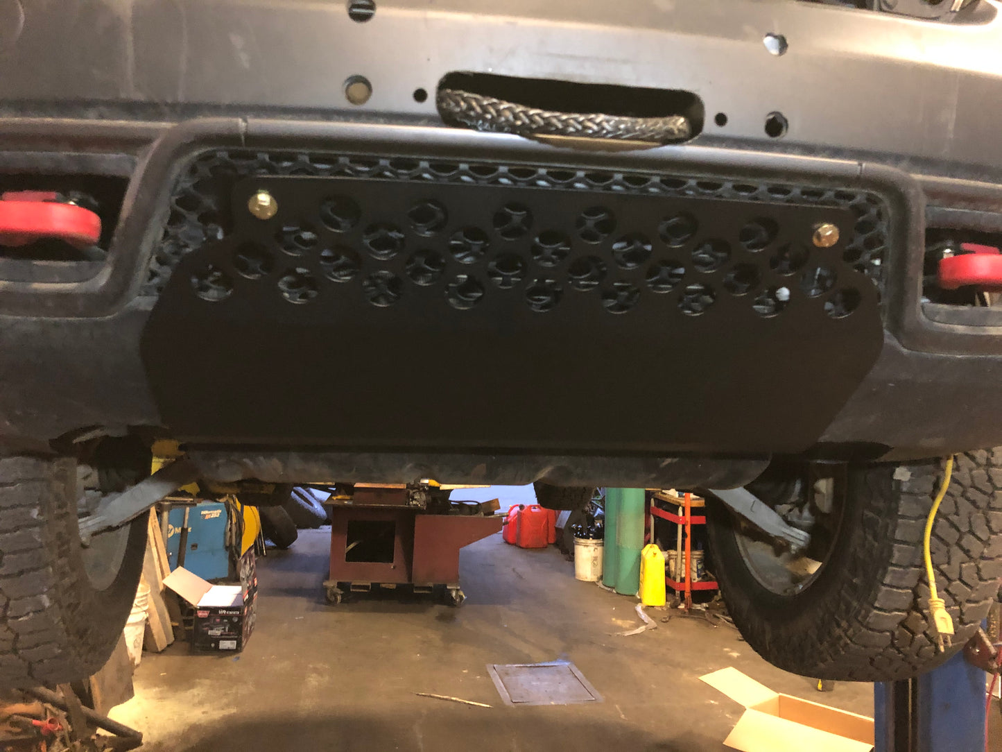 Front skid plate
