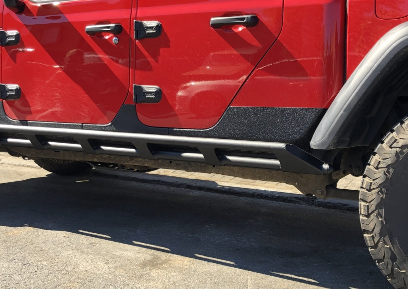 Protection de bas de caisse de type ''rockcrusher'' pour Gladiator