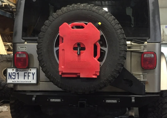 Rear bumper Tire carrier for Jeep Wrangler TJ