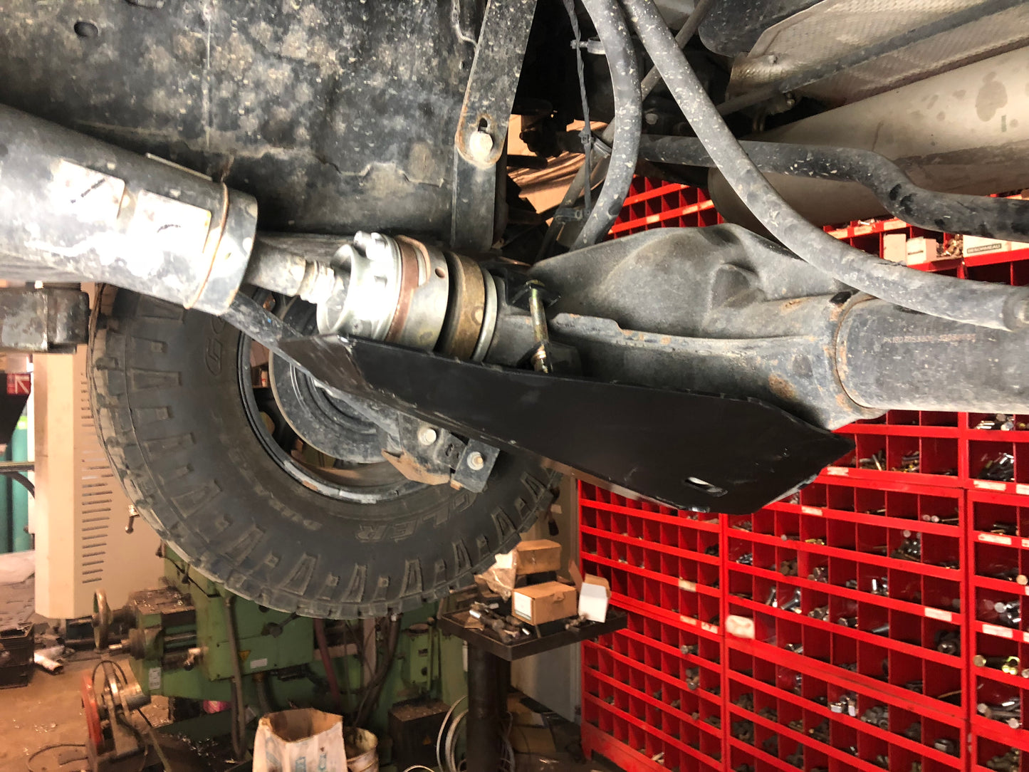 JL RUBICON REAR PIGNION SKID