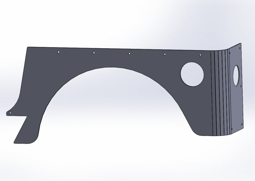 Rear corner HD for Jeep Wrangler TJ