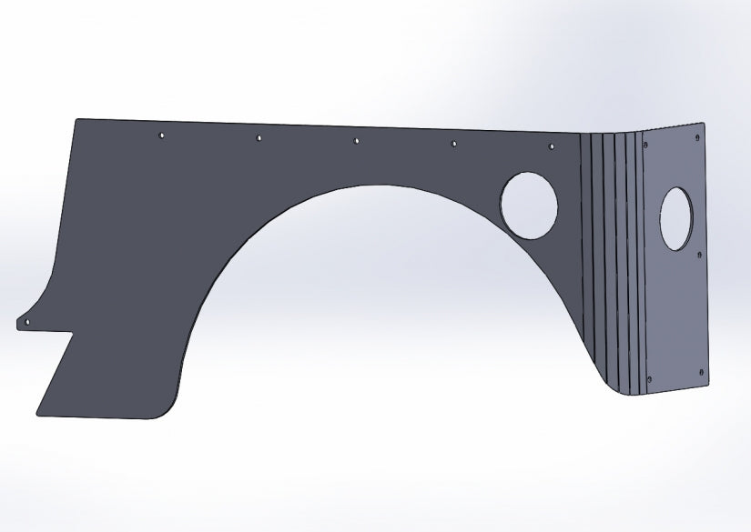 Renfort de coin arrière extensible Jeep Wrangler TJ