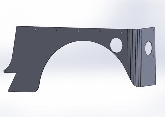 Rear corner HD Strech for Jeep Wrangler TJ