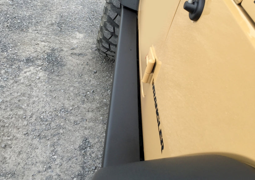 Rocker beam rock sliders JK/JKU