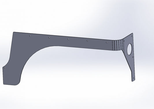 Rear corner HD skinny typ1 for Jeep Wrangler TJ