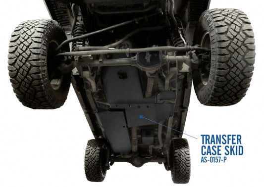 Transfer case skid for Jeep Wrangler JK