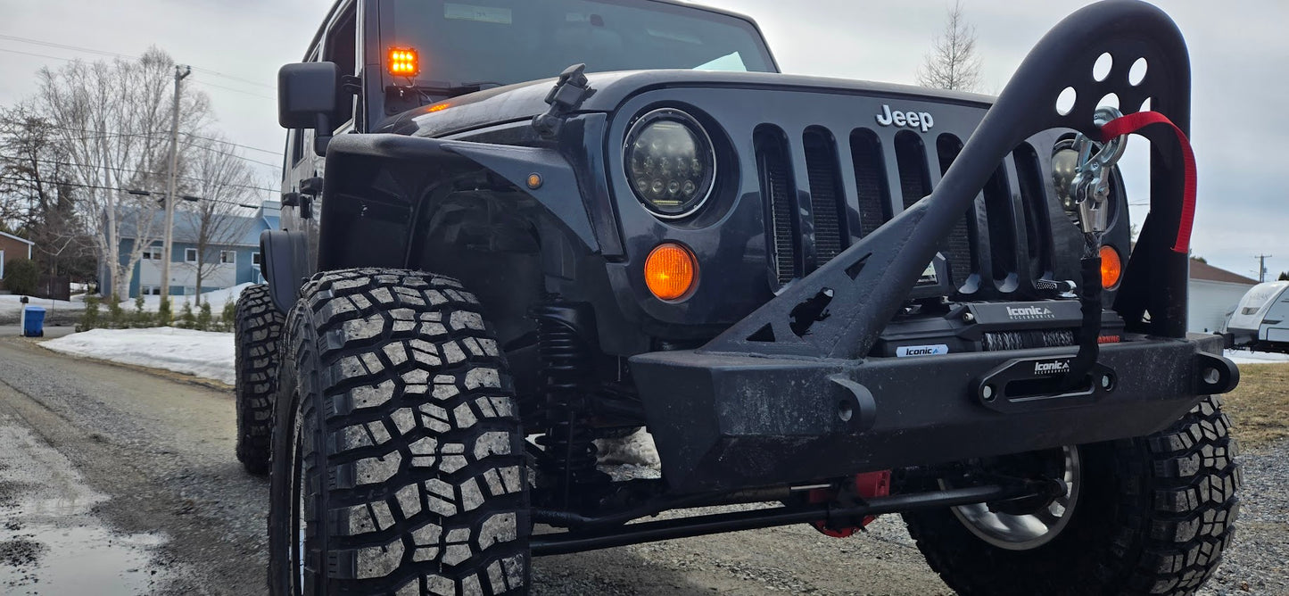 Front bumper stubby stinger