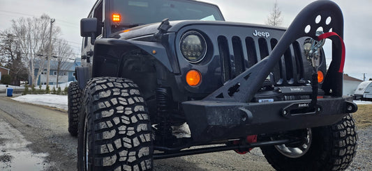 Front bumper stubby stinger