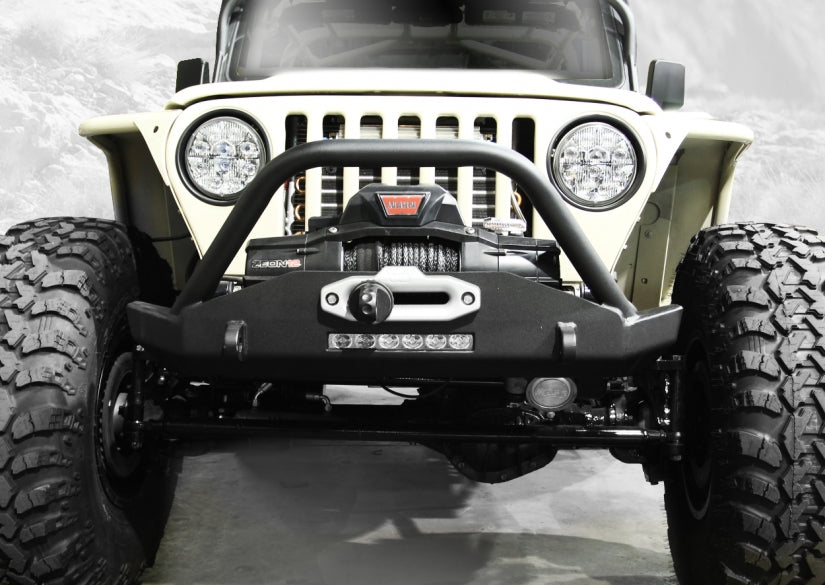 Pare-chocs avant court ''prerunner'' pour Jeep Wrangler TJ