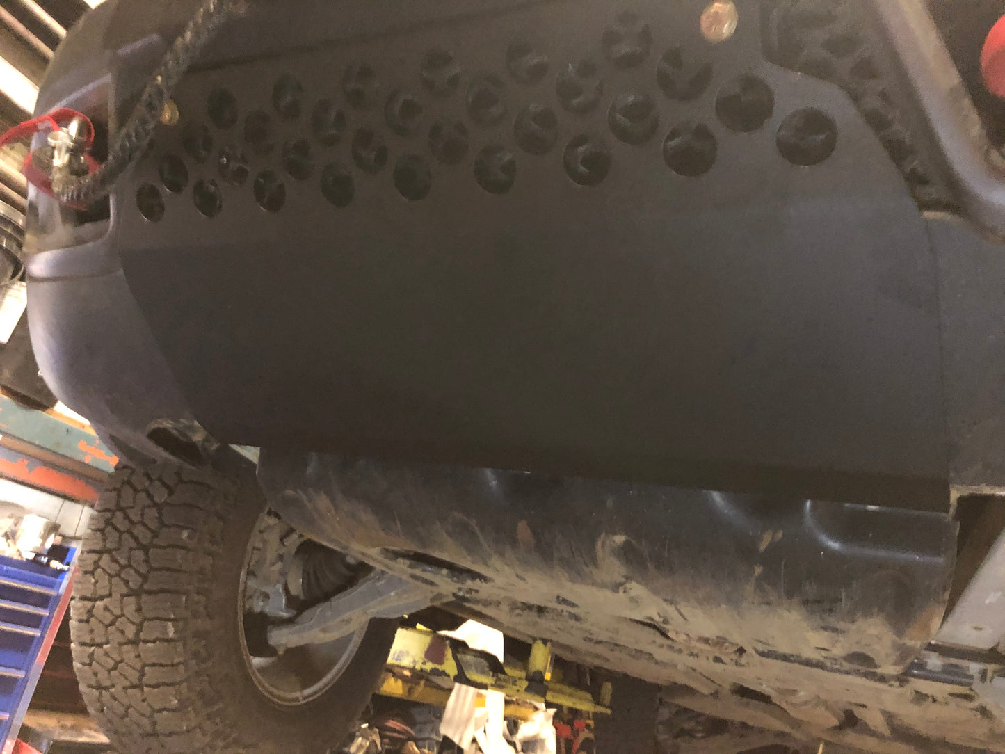 Front skid plate